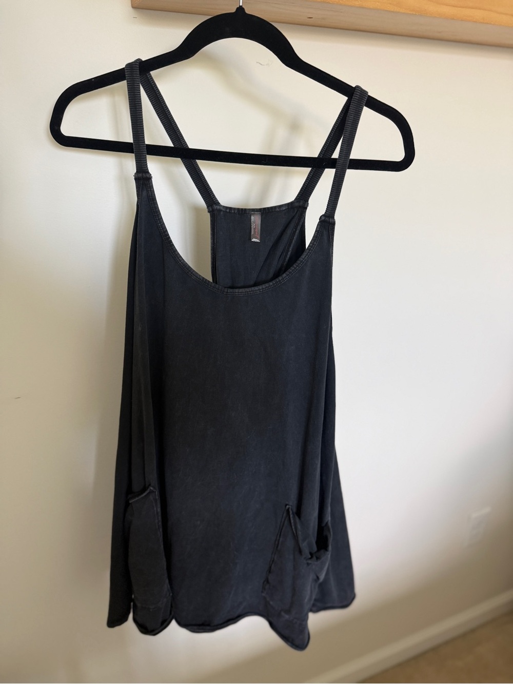 Free People Black Swing Tank Dress